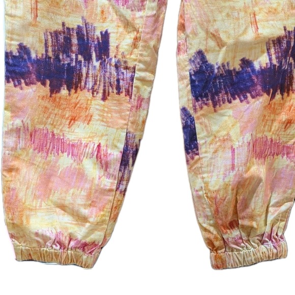 Urban Outfitters Corduroy Penelope Joggers Womens‎ Medium Tie Dye Print Pants - Picture 2 of 10